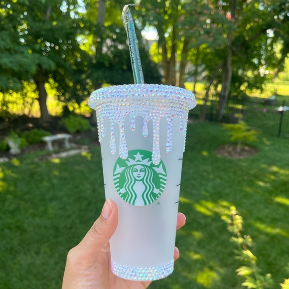 Bling drip Starbucks cold cup